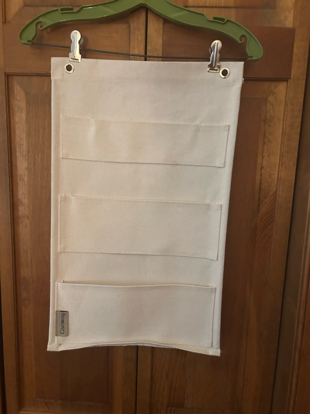 Caraway Cream Canvas Classic Minimalist Pot/Pan Cover Lid Holder